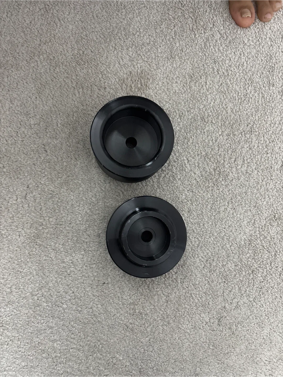 Black Plastic Cylinder - Unknown Brand