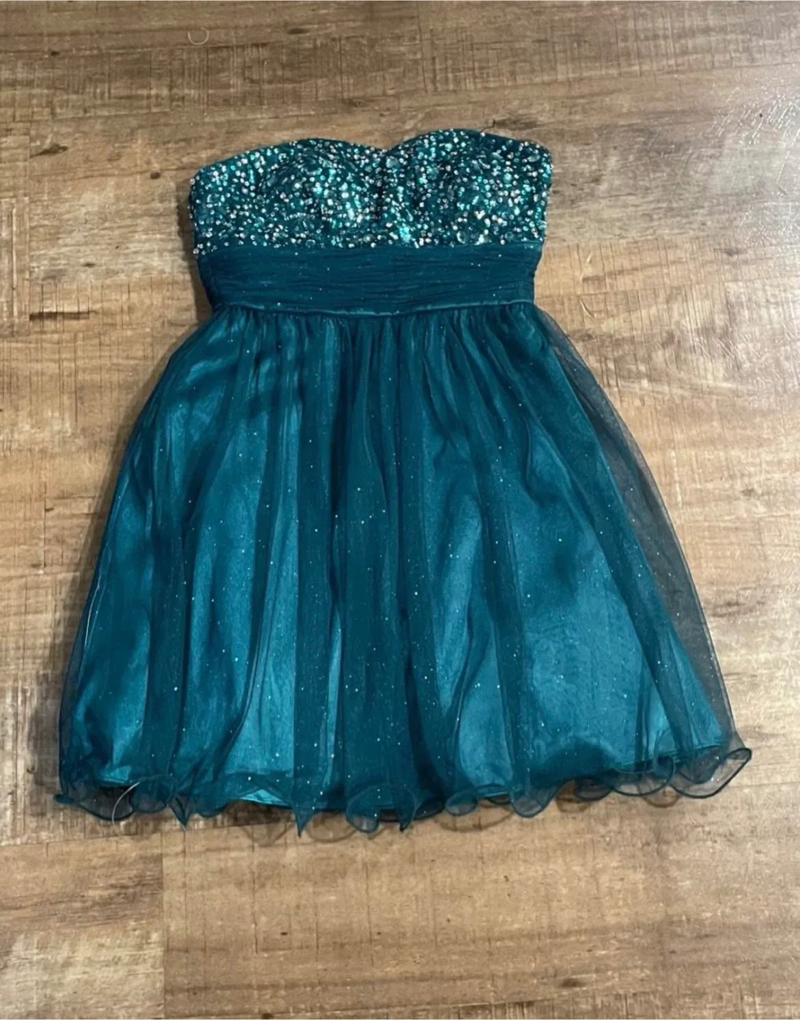 Emerald Green prom dress