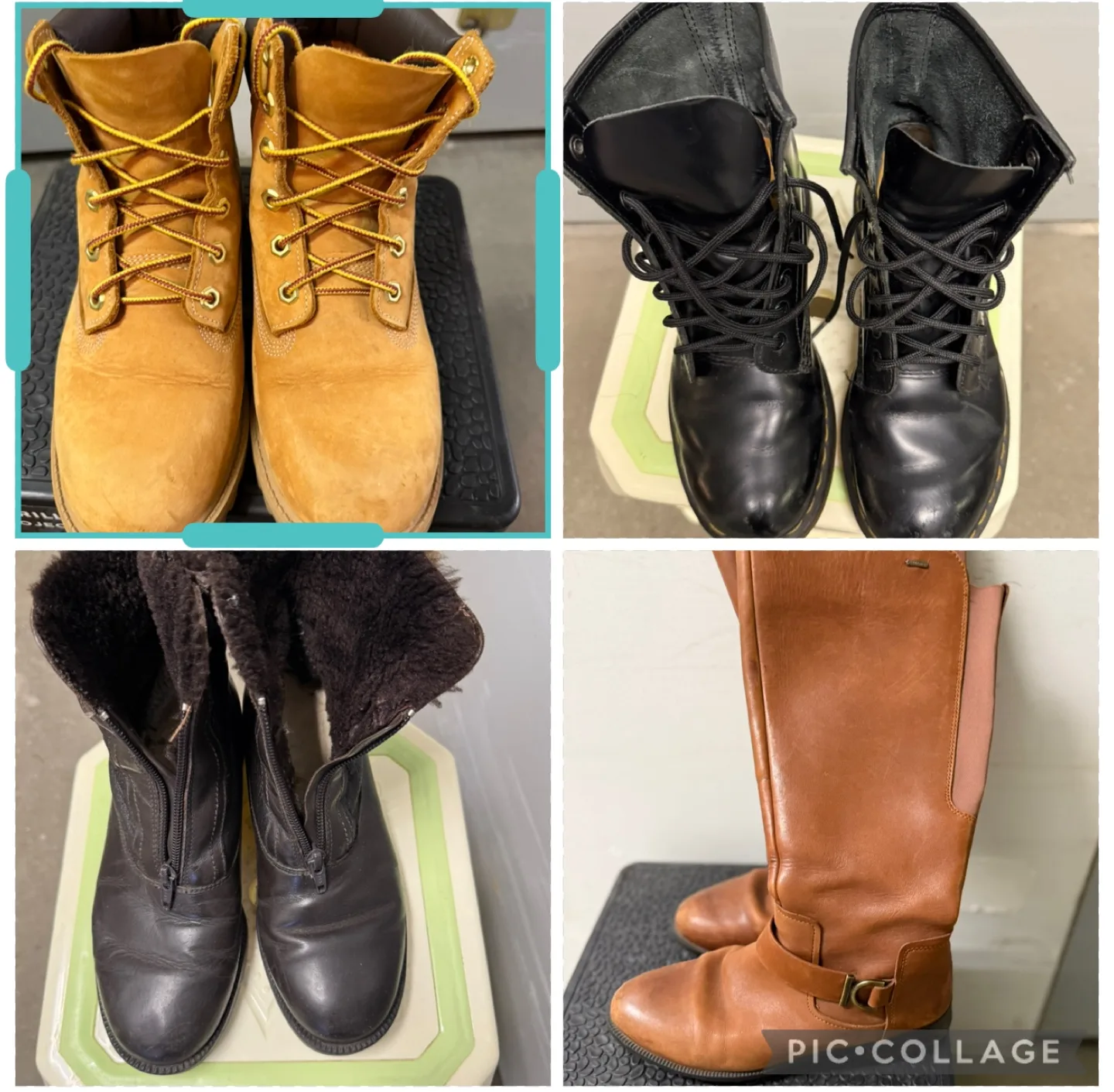 Timberland, Dr Martens, Santana, Clarks - 4 winter boots
