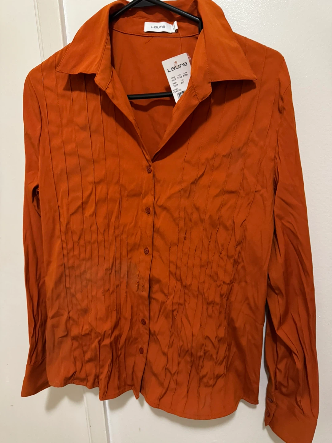 Laura Blouse - Size M/M - Orange