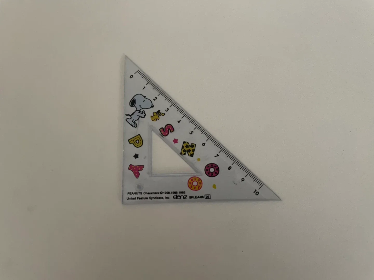 Snoopy Triangle Ruler