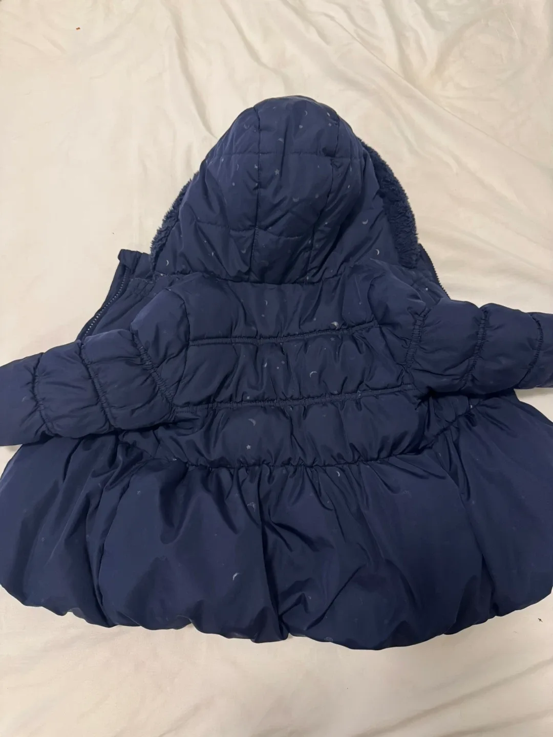 George Navy Blue Puffer Jacket - Size 12-18 months image indicator(2)