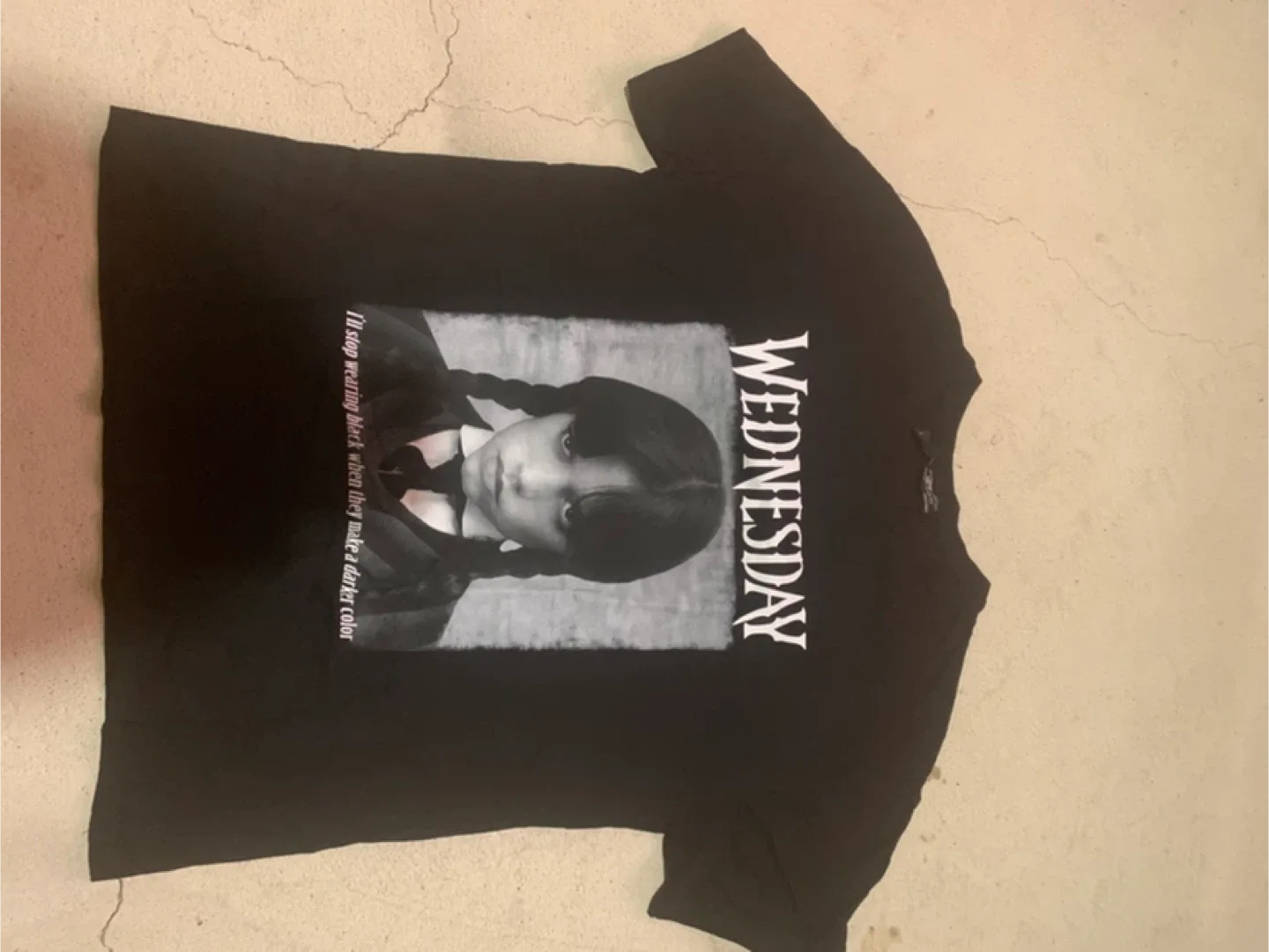 Wednesday Addams Black T-Shirt