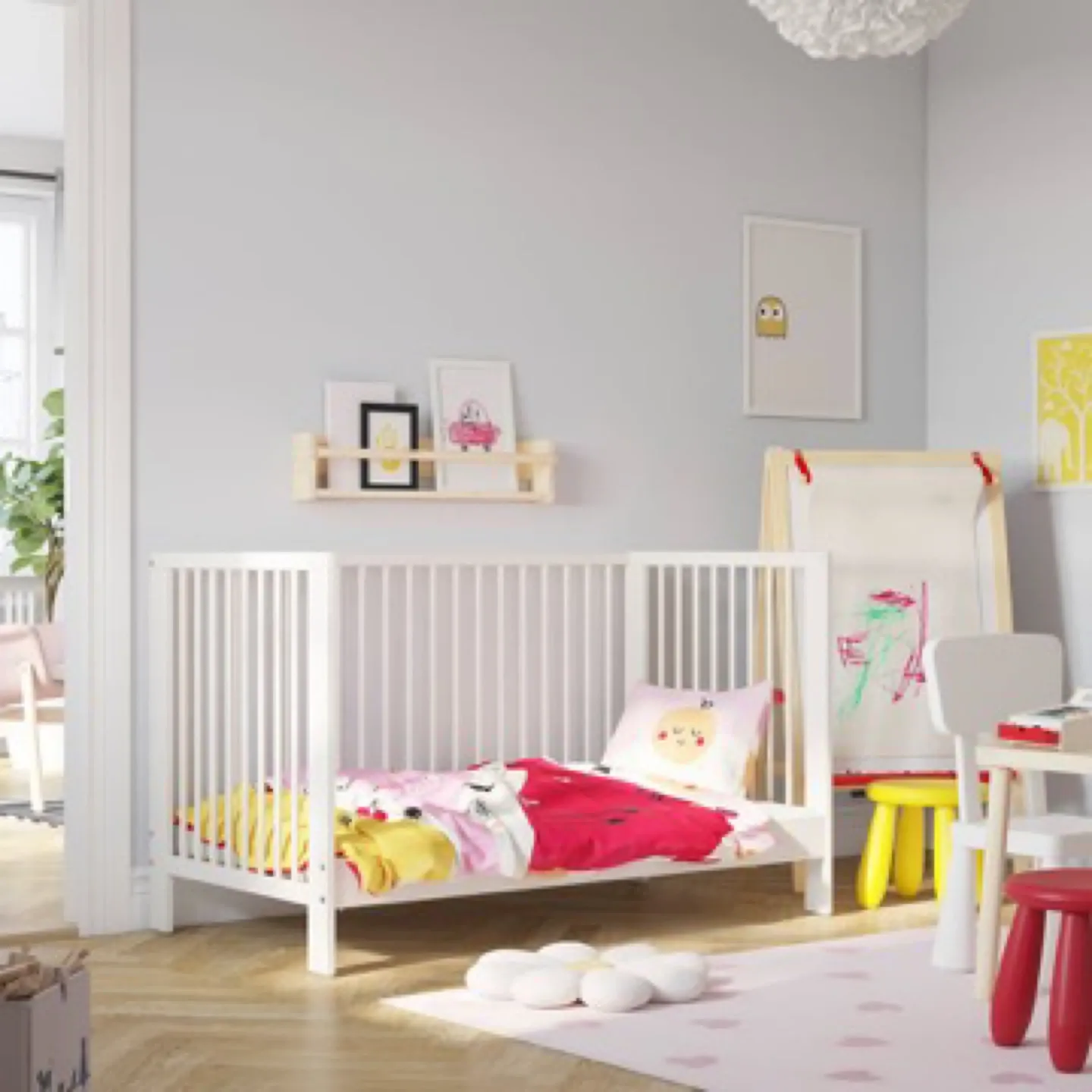 Ikea Gulliver Crib - White image indicator(6)