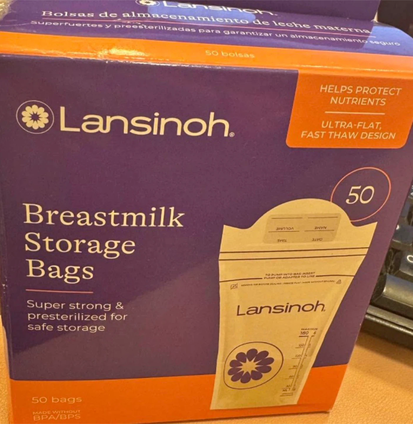 Lansinoh Breastmilk Storage Bags - 50 Count