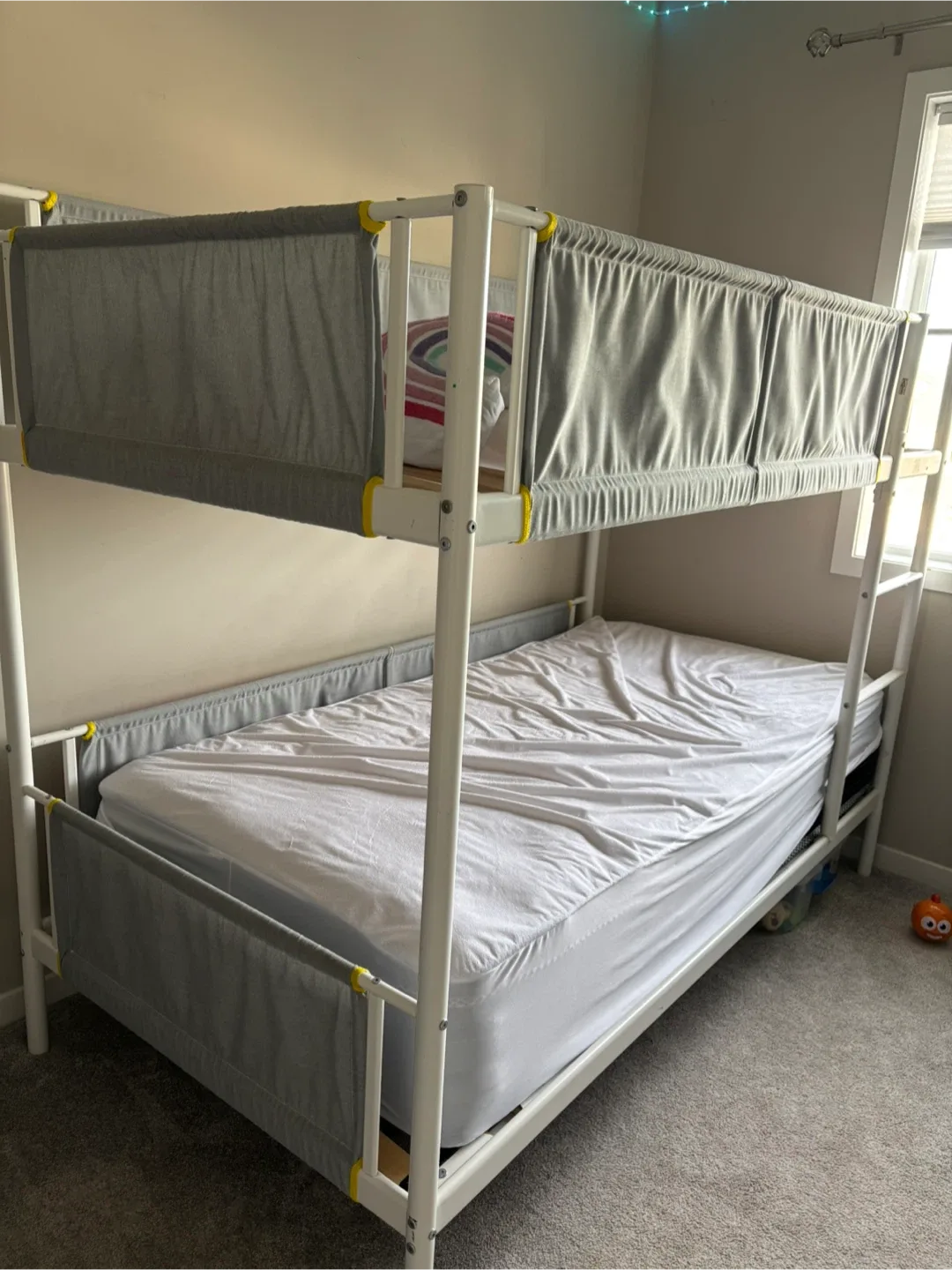White Metal Bunk Bed Frame ( IKEA) image indicator(3)