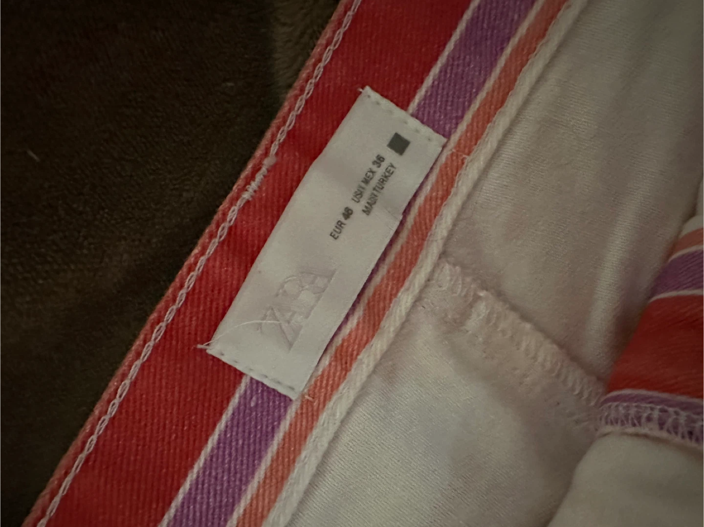 Zara Striped Shorts - Size 46/14 - photo 3