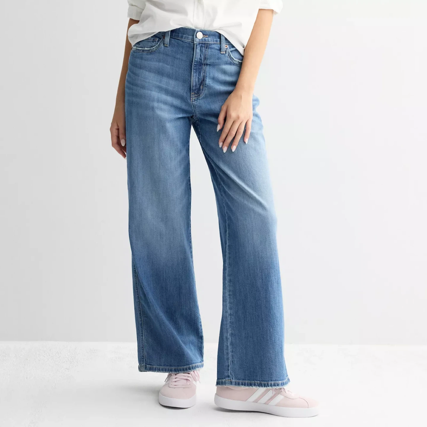 SO High-Rise Baggy Wide Leg Jeans - Size 7/28W