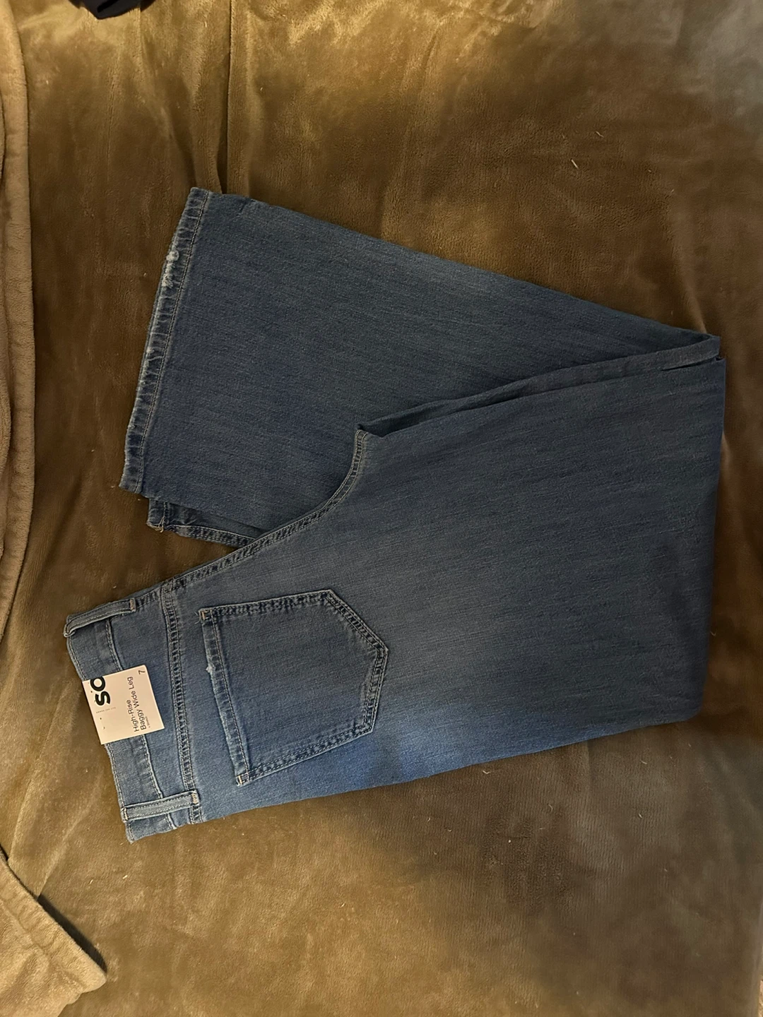 SO High-Rise Baggy Wide Leg Jeans - Size 7/28W - photo 2