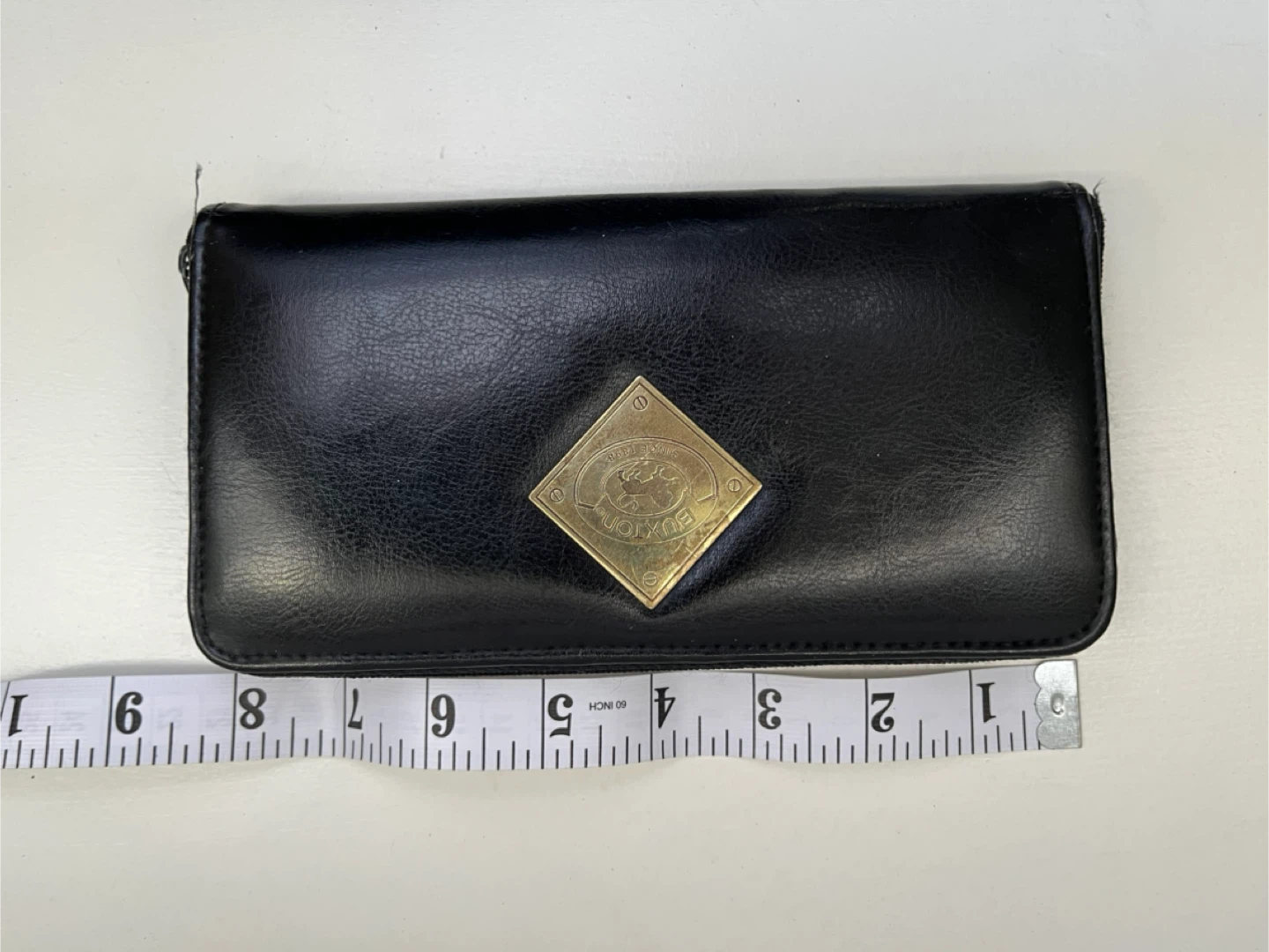 Buxton Black Leather Wallet