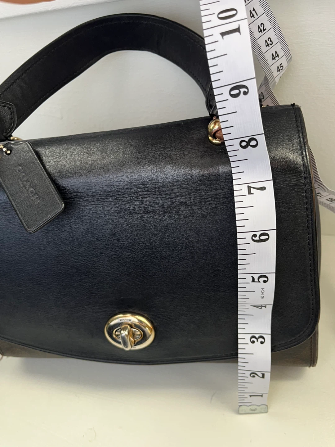 Coach Black Leather Satchel Bag - photo 2