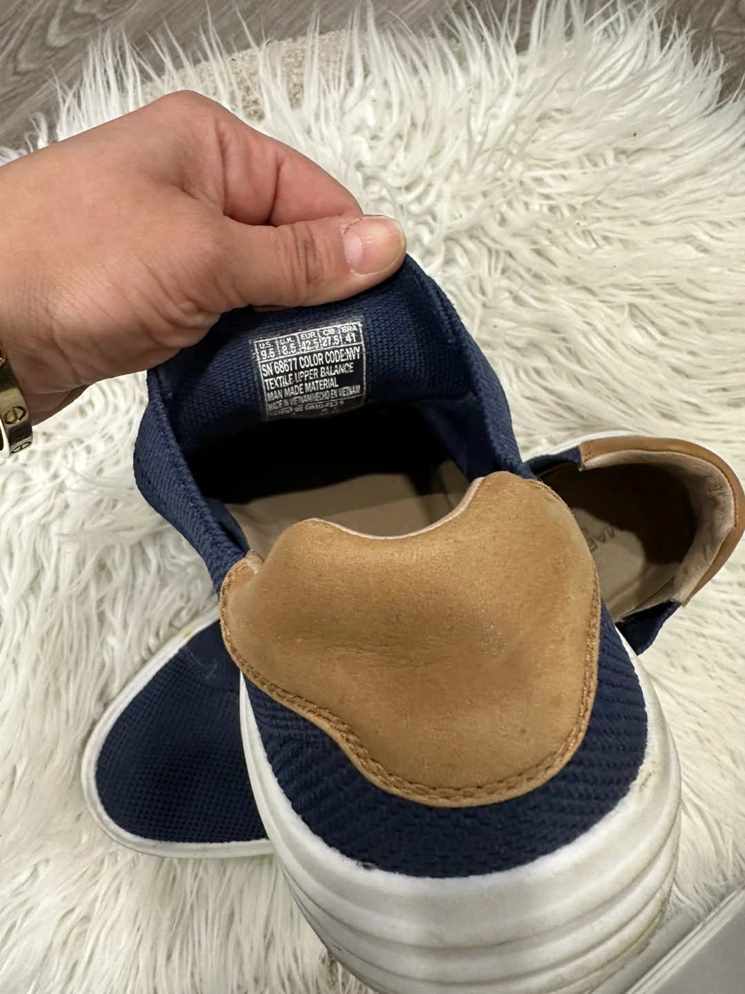 Mark Nason Los Angeles Navy Sneakers - Size 10.5 - photo 3