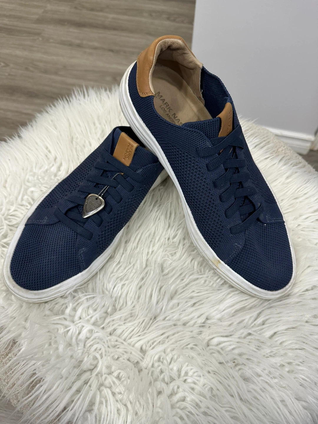 Mark Nason Los Angeles Navy Sneakers - Size 10.5 - photo 2