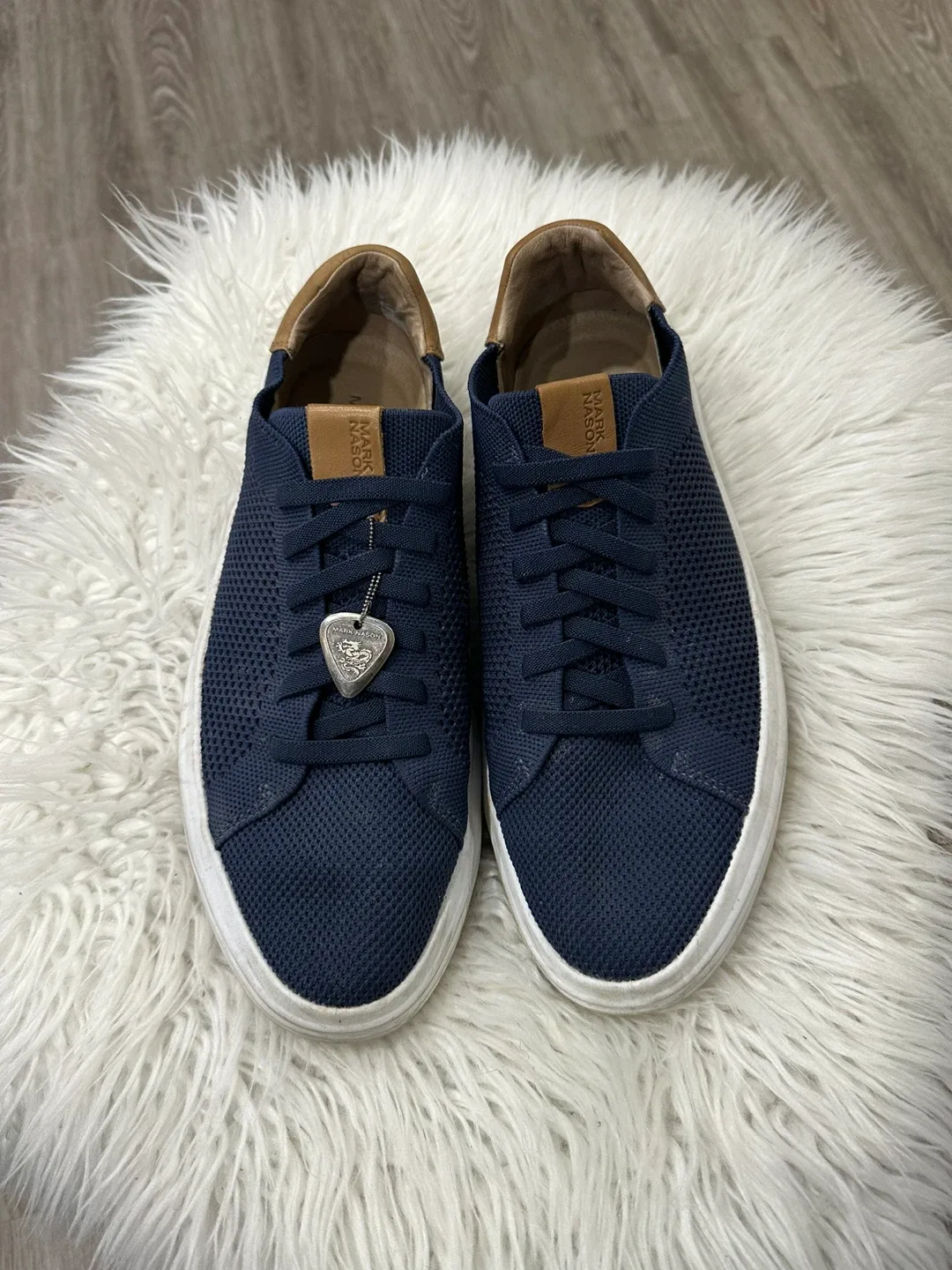 Mark Nason Los Angeles Navy Sneakers - Size 10.5