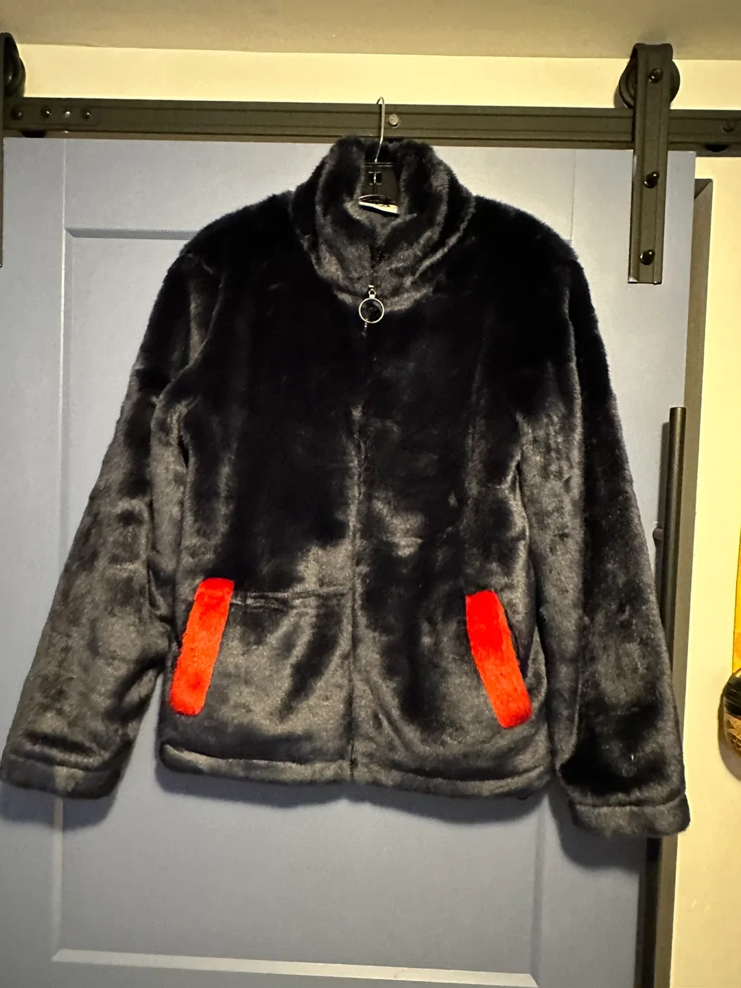 Fila Faux Fur Jacket, Size S