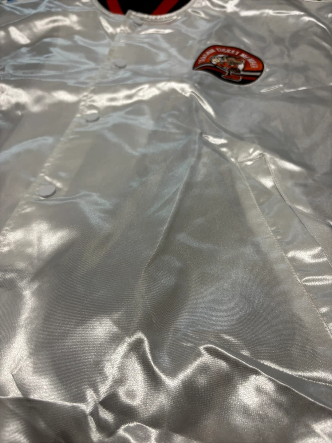 Cleveland Browns Men’s Satin Jacket Season Ticket Exclusive 1946 - photo 5