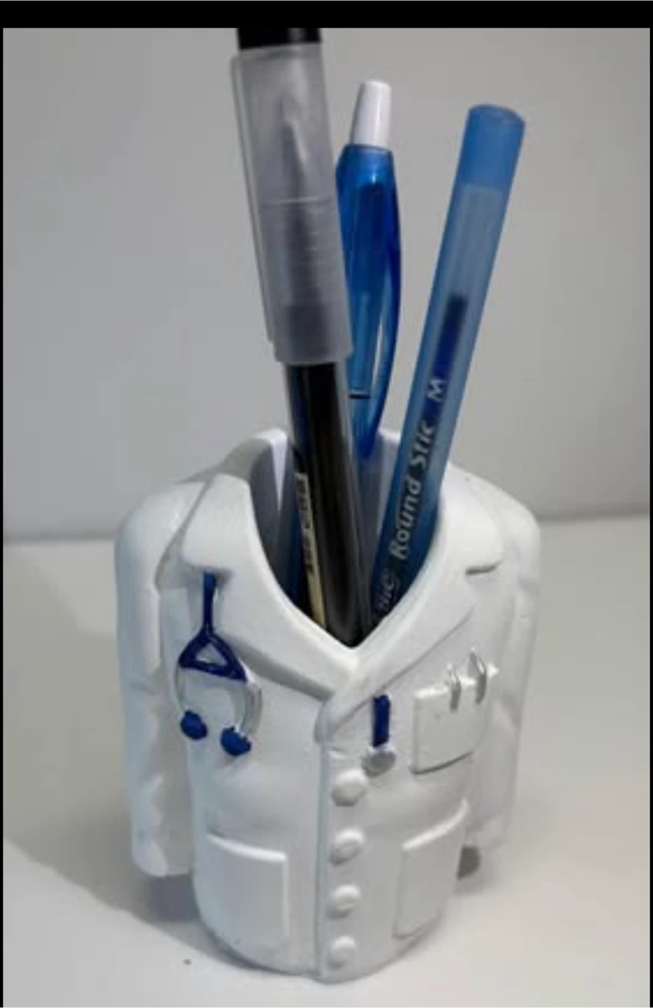 Doctor coat pen holder | handmade medical gift - photo 2