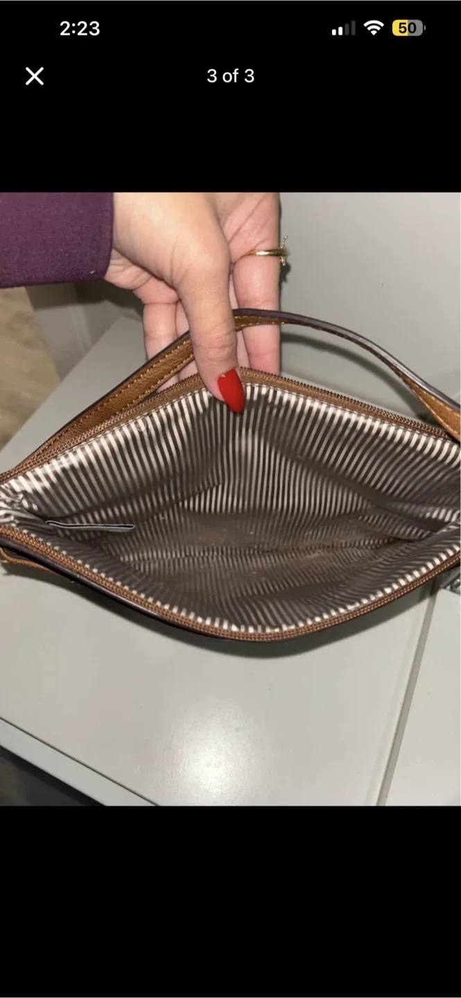 Nine West Brown Wristlet image indicator(3)