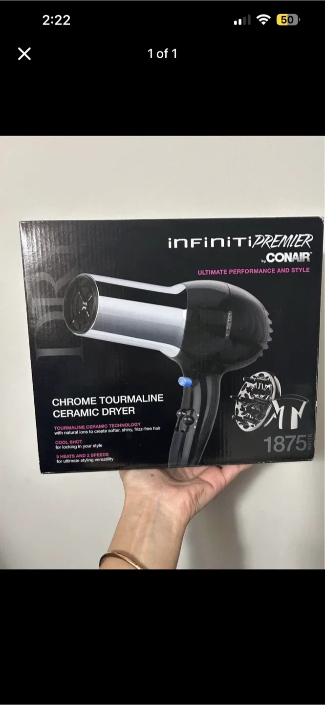 Conair Infiniti Premier 1875W Hair Dryer - NEW