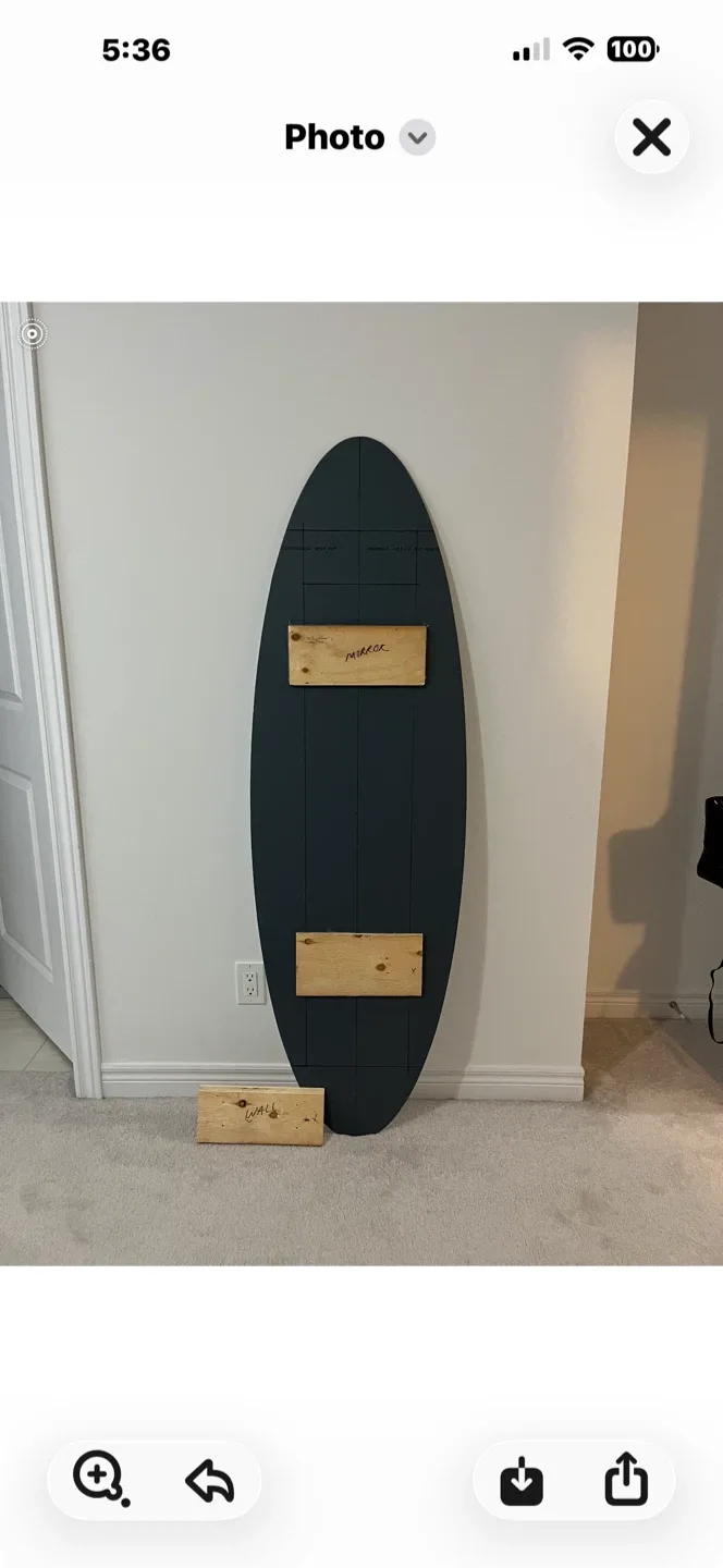 Oval Wall Mirror image indicator(3)