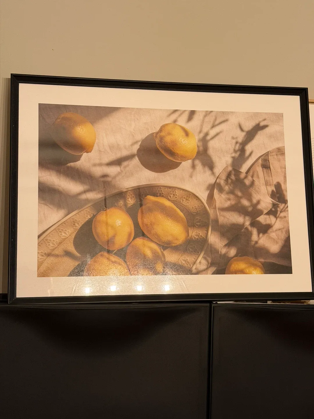 Framed Lemon Print