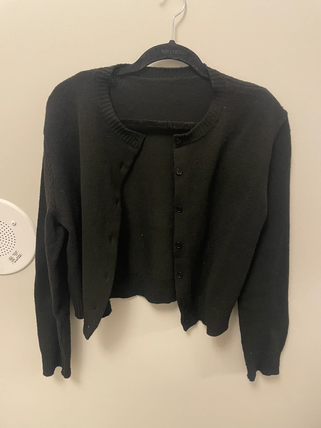 Nautica Black Cardigan