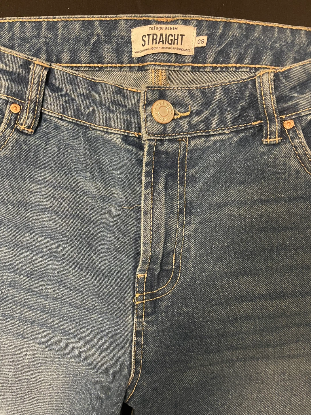Refuge Denim Straight Jeans - Size 09 - photo 2