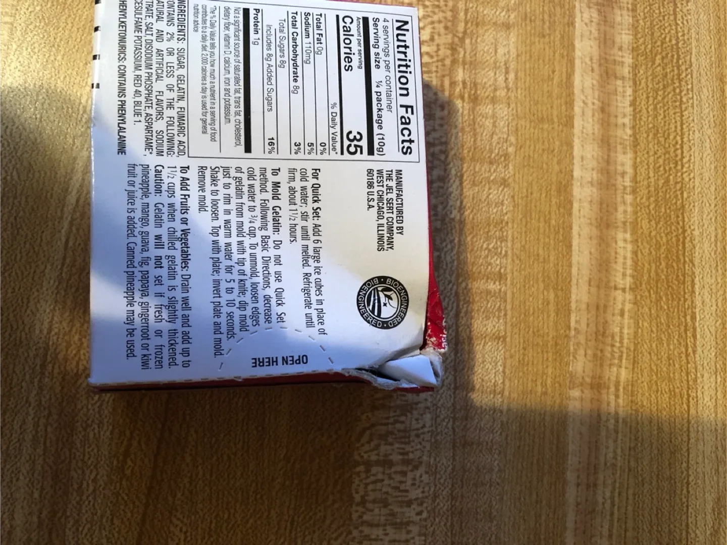 Royal Strawberry Gelatin image indicator(2)