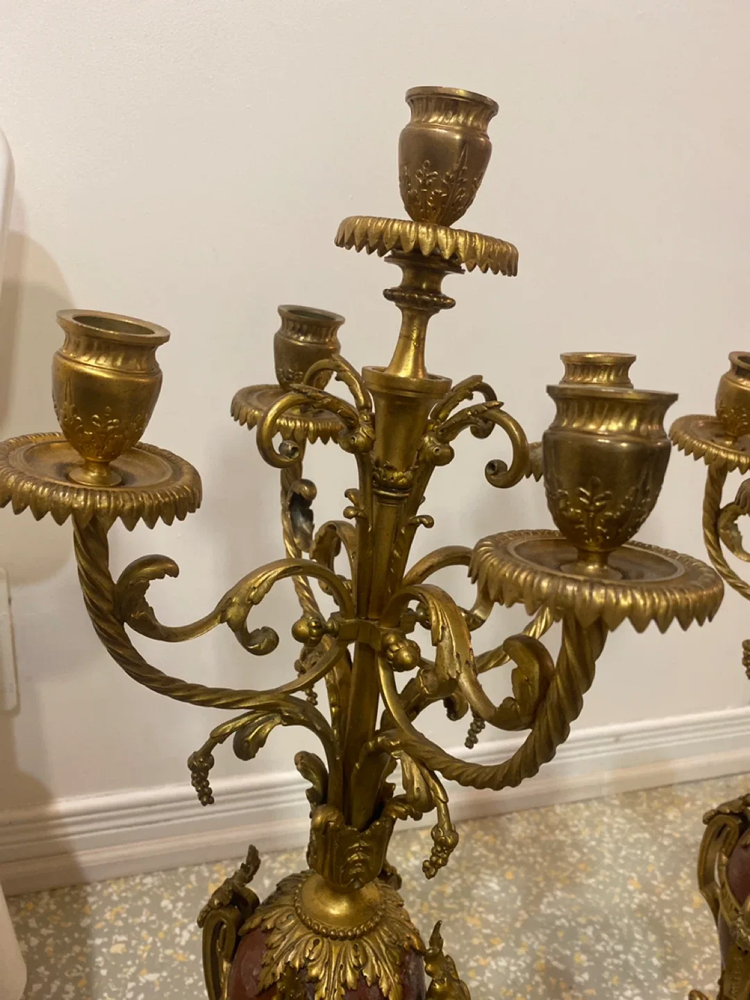 Vintage Brass Candelabras - Set of 2 image indicator(2)