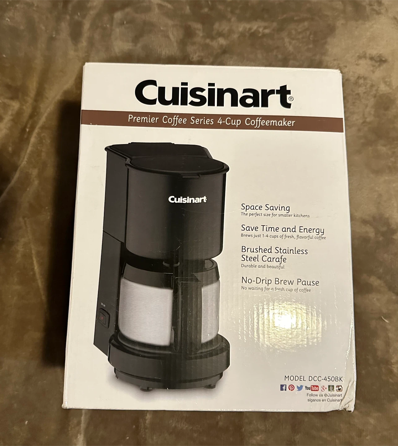 Cuisinart 4-Cup Coffeemaker - **BRAND NEW**