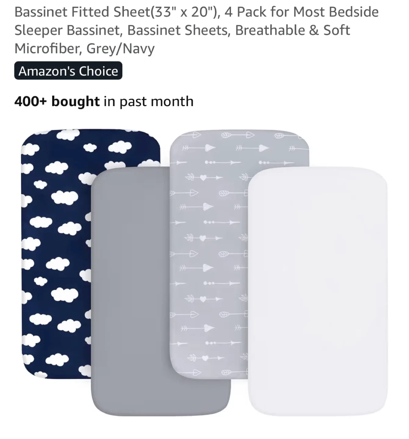 Bedside Sleeper Bassinet + 4 fitted sheets image indicator(2)