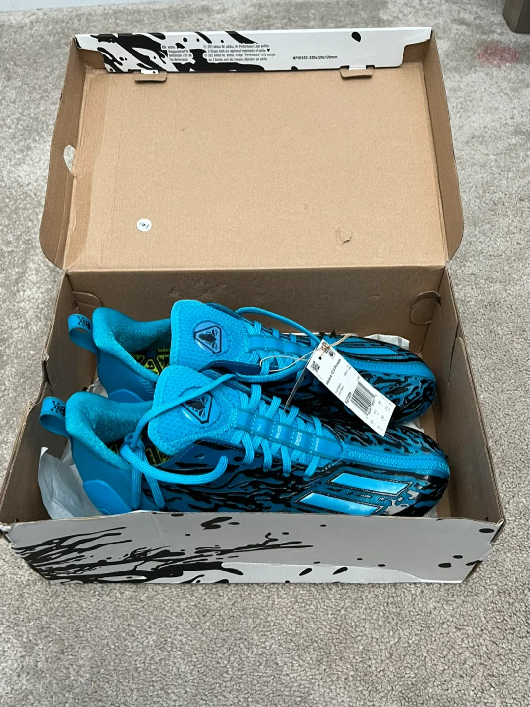 New Adidas Adizero Football Cleats