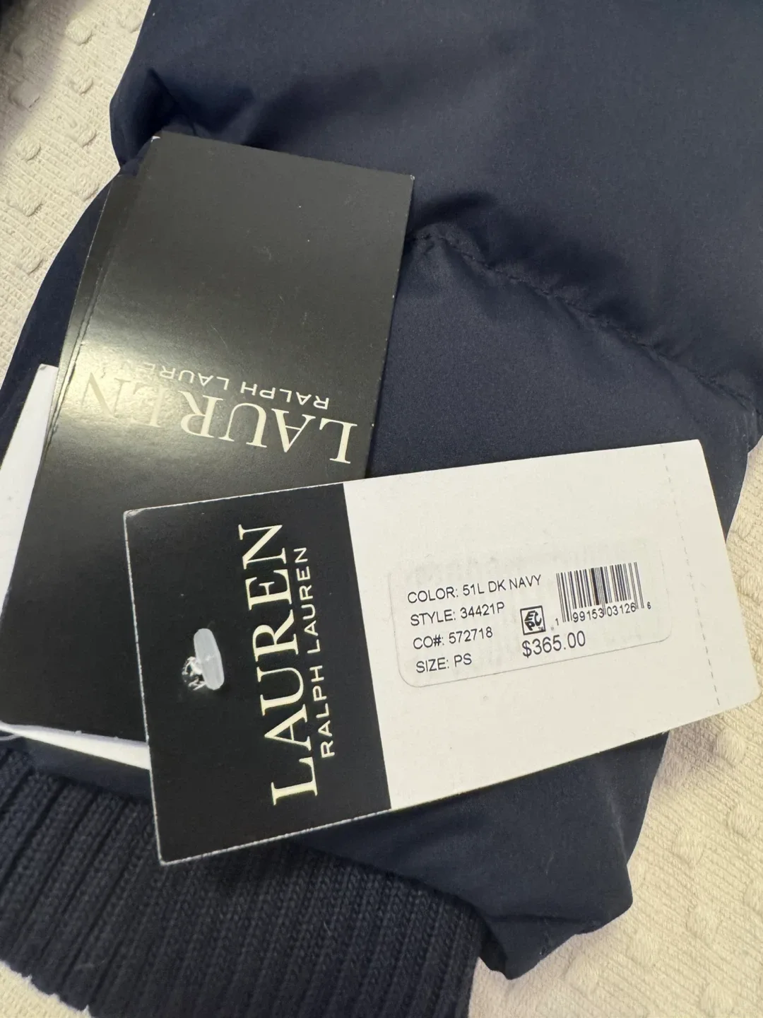 Ralph Lauren Coat - orig price $365. New with label on it image indicator(2)