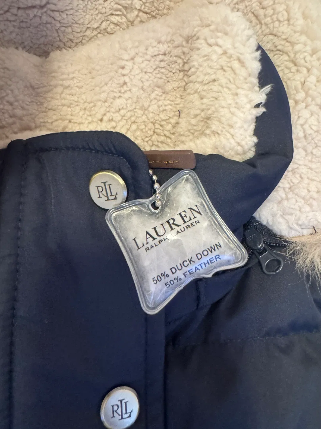 Ralph Lauren Coat - orig price $365. New with label on it image indicator(7)