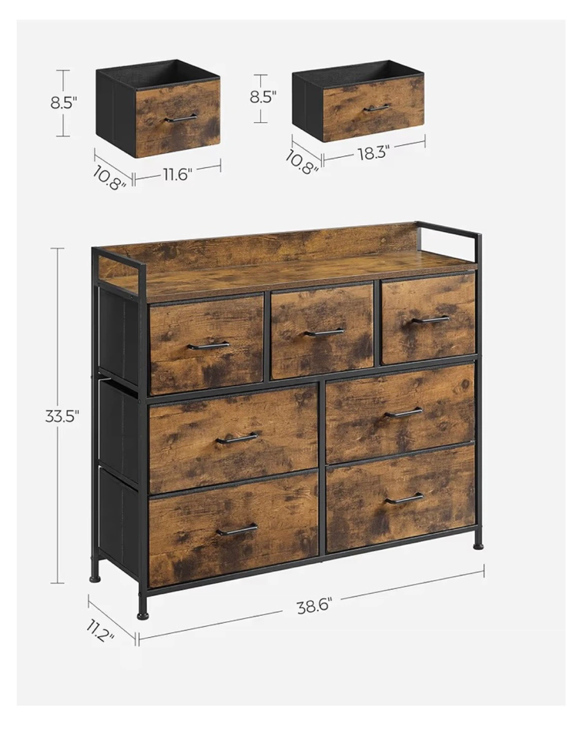 7-Drawer Dresser - photo 2