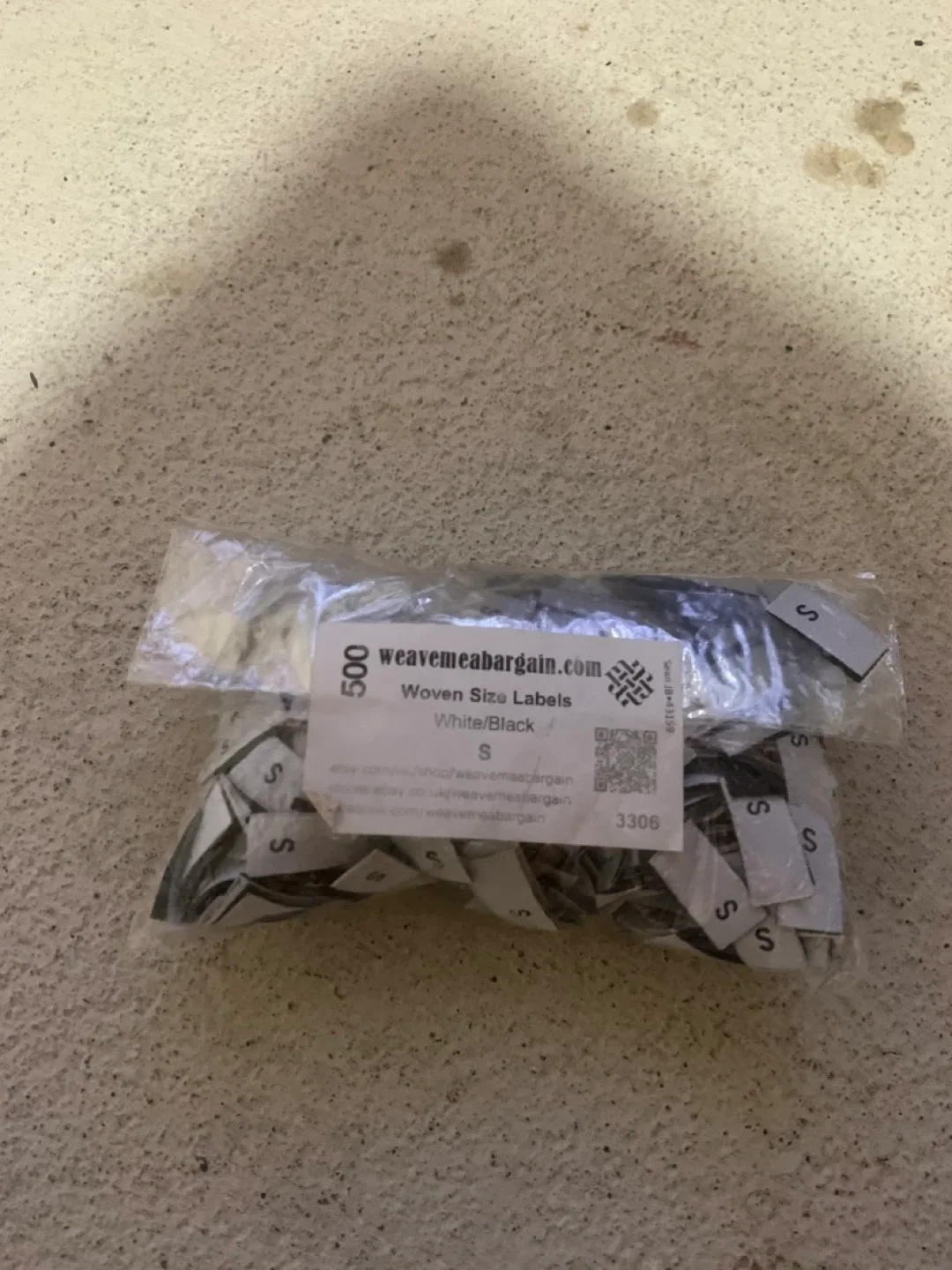Woven Size Labels - Size S
