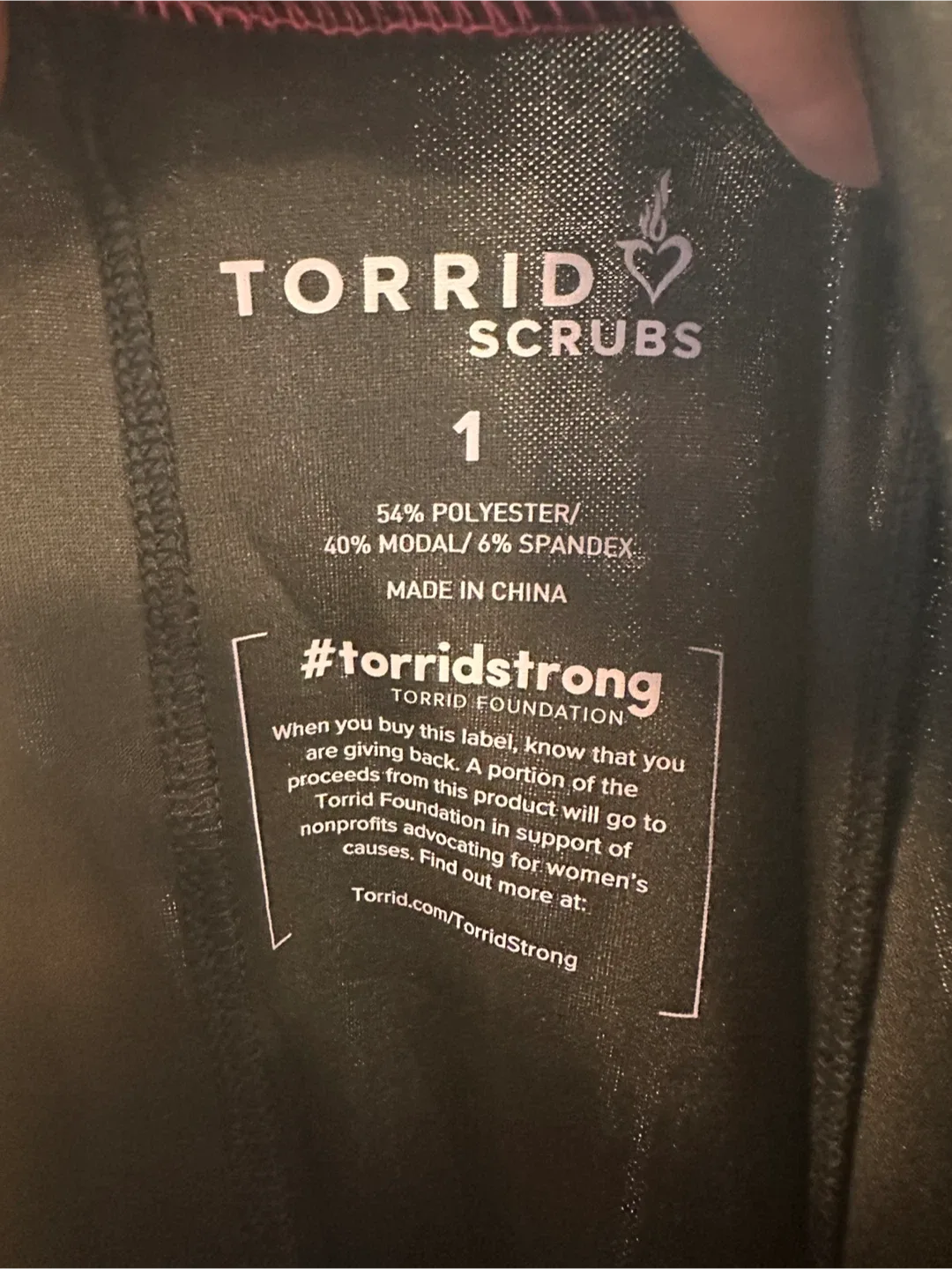 Torrid Scrubs Black   1X image indicator(3)