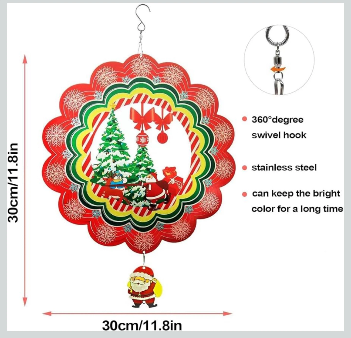 Christmas Hanging Decoration - 30cm - photo 4