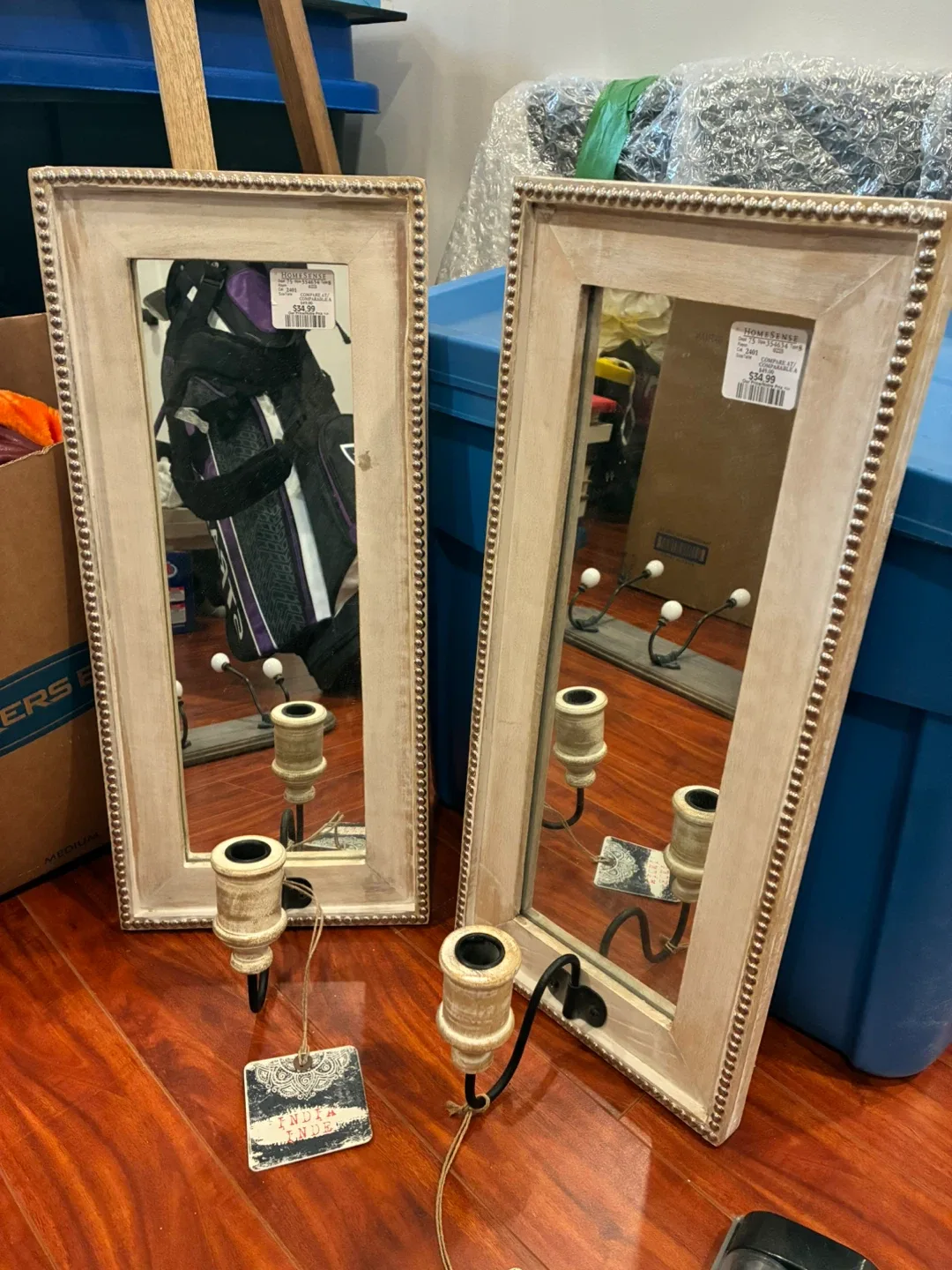 Set of 2 HomeSense Wall Mirrors