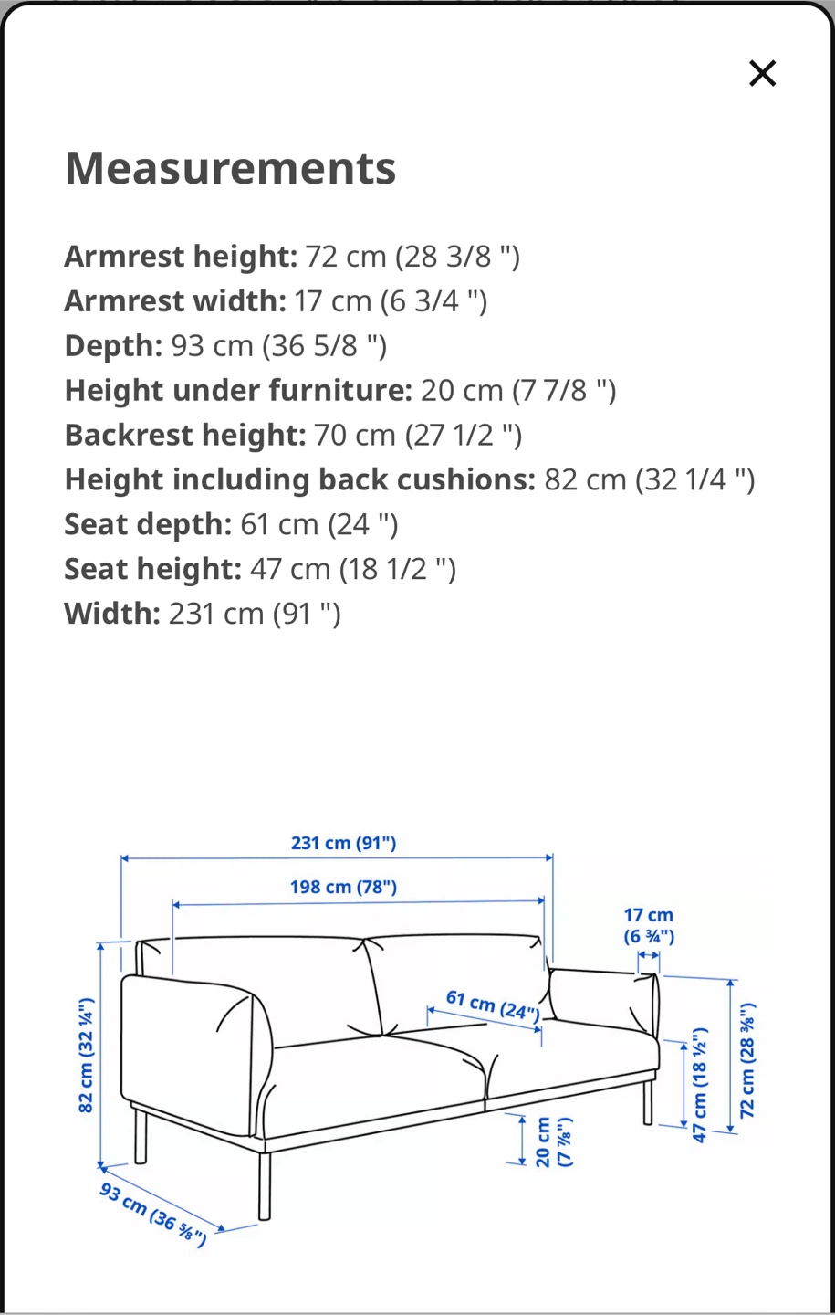 IKEA ÄPPLARYD Sofa  Light Gray - photo 4