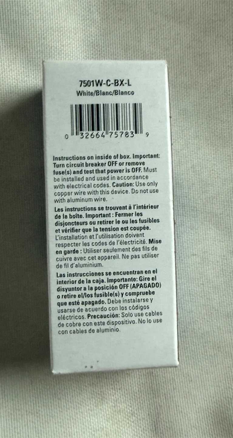 Eaton Single Pole Decorator Switch - New in Box image indicator(2)