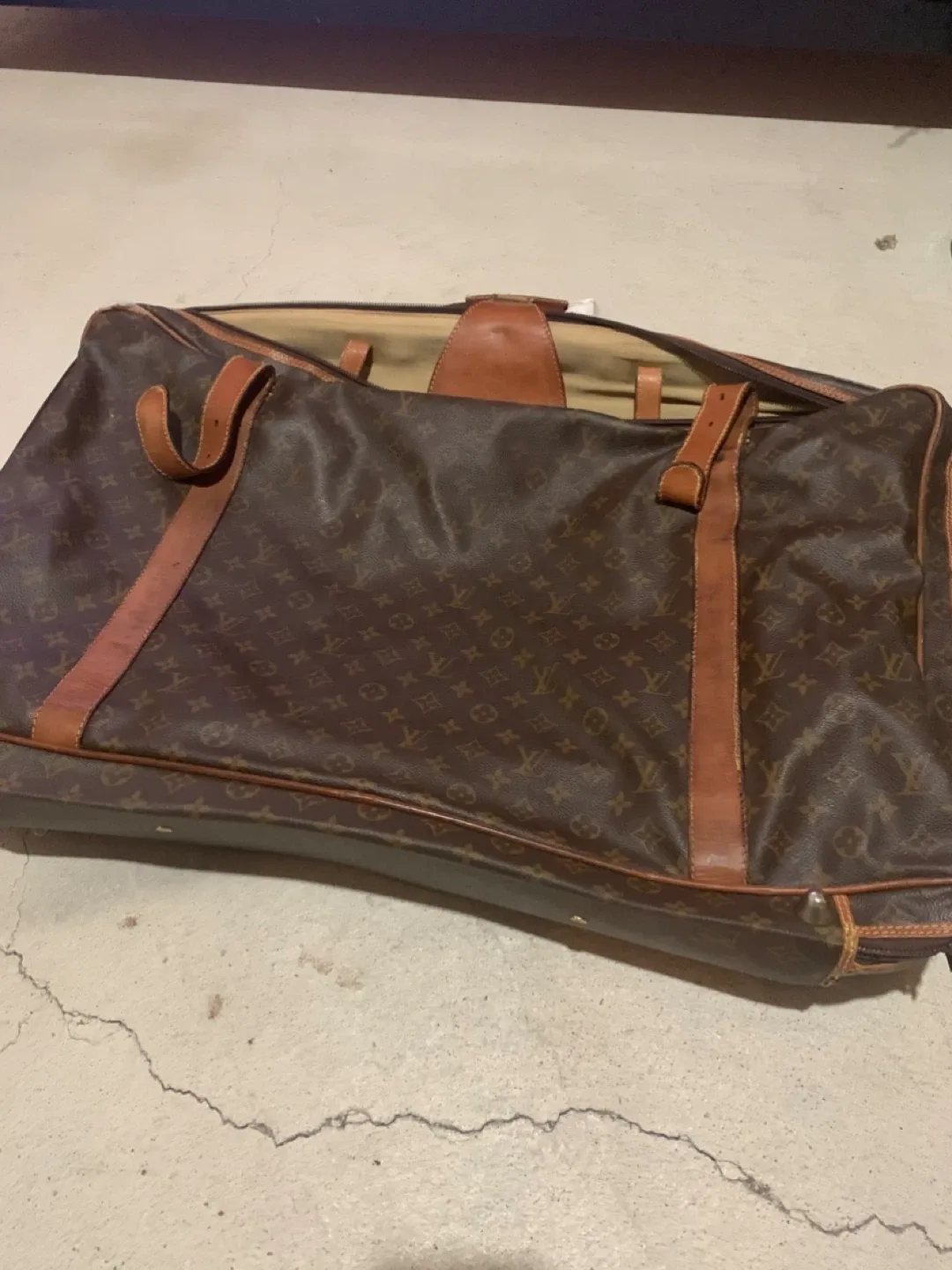Vintage Louis Vuitton Garment Luggage Bag