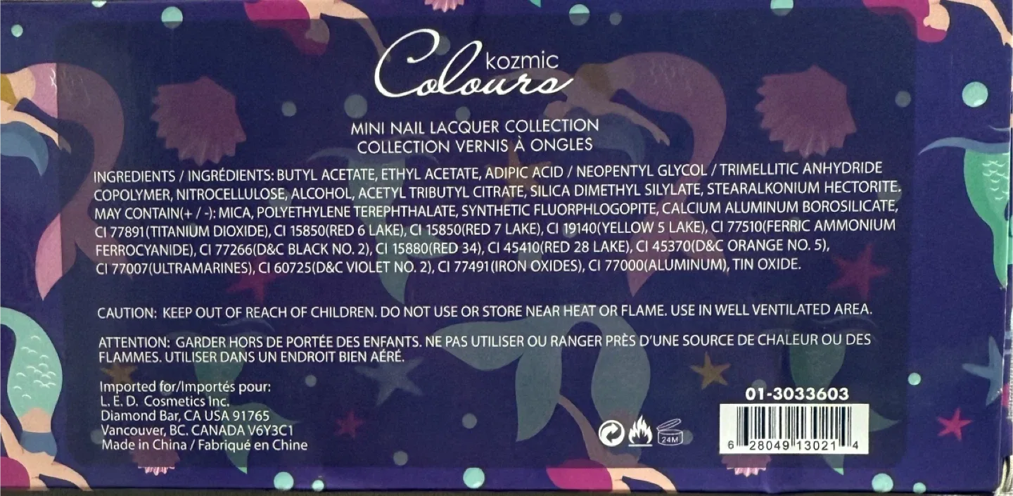 Kozmic Colours Mini Nail Lacquer Collection - New image indicator(2)
