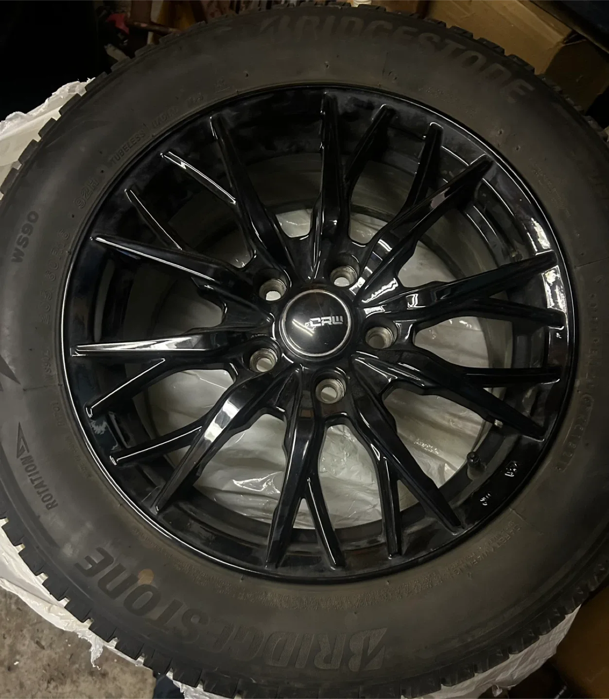 Brand New Bridgestone Blizzak Winter Tire & CRW Wheel