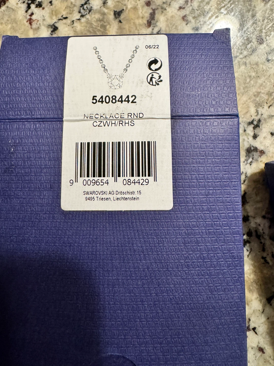 Swarovski Necklace Round CZWH/RHS Model 5408442 - photo 2