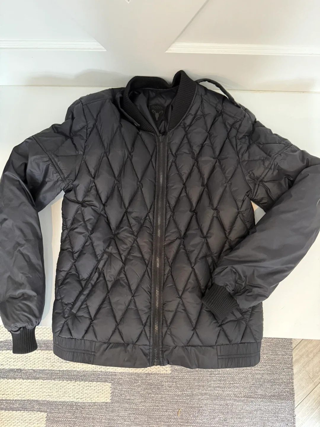 Nobis Black Bomber Jacket