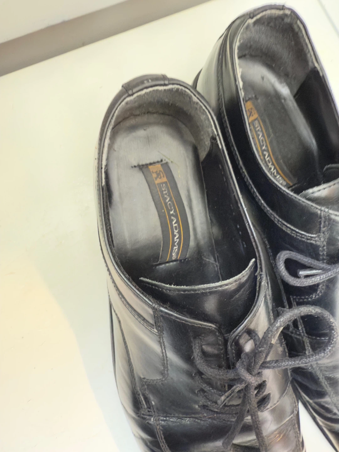 Stacy Adams Black Leather Dress Shoes - Size 11M - photo 3
