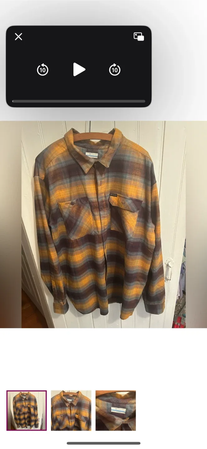 Columbia Flannel Shirt 2X/2TF