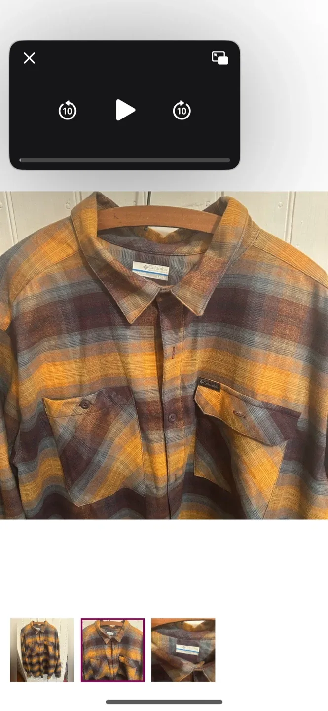 Columbia Flannel Shirt 2X/2TF image indicator(2)