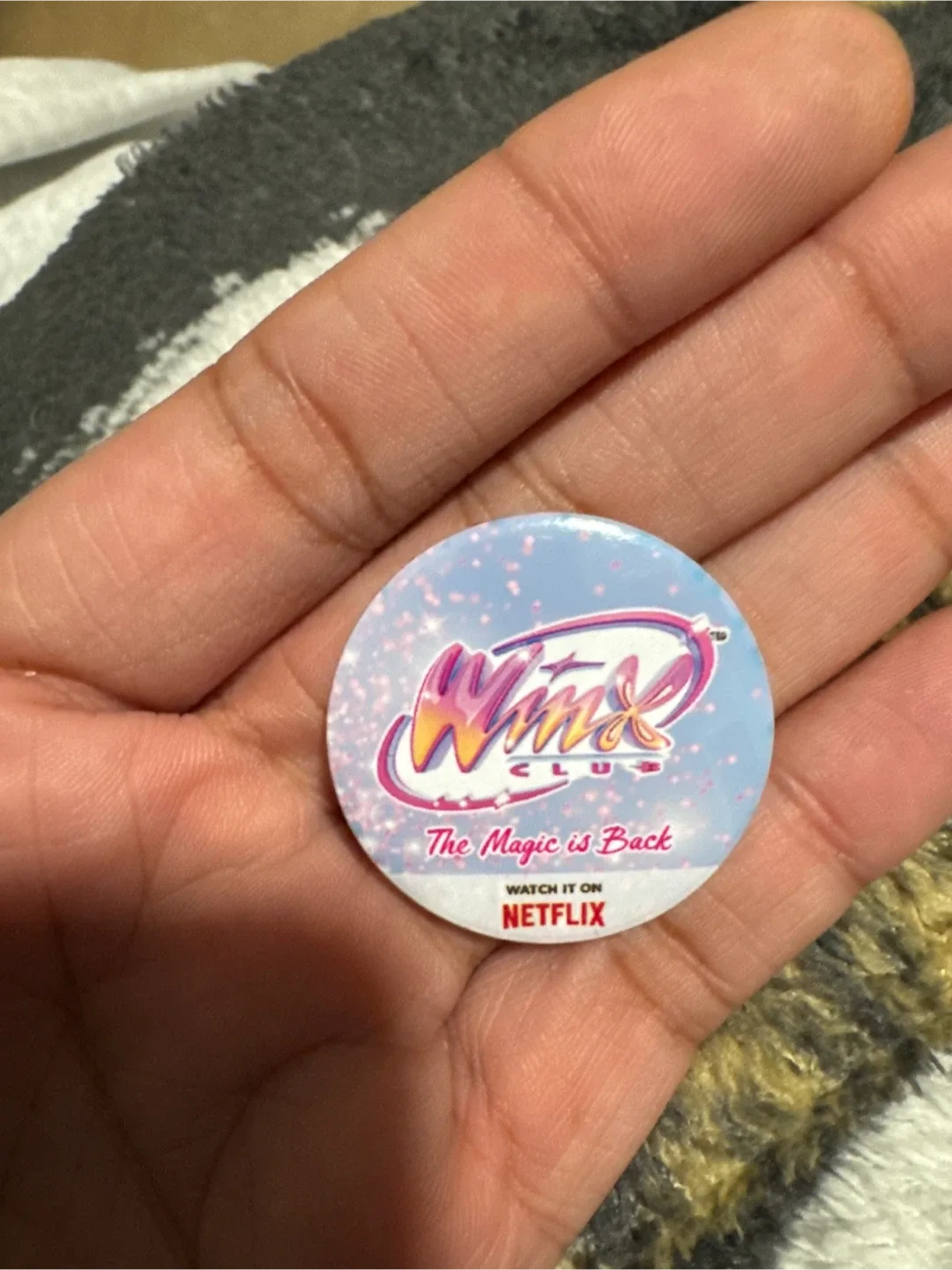 Winx Club 'The Magic is Back' Button Pin